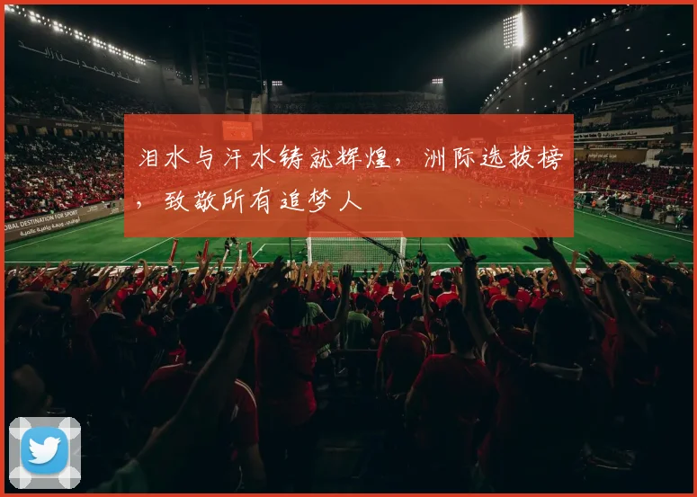 泪水与汗水铸就辉煌，洲际选拔榜，致敬所有追梦人